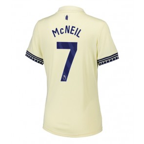 Everton Dwight McNeil #7 Bortatröja Dam 2025-26 Kortärmad Everton Dwight McNeil #7 Bortatröja Dam 2025-26 Kortärmad